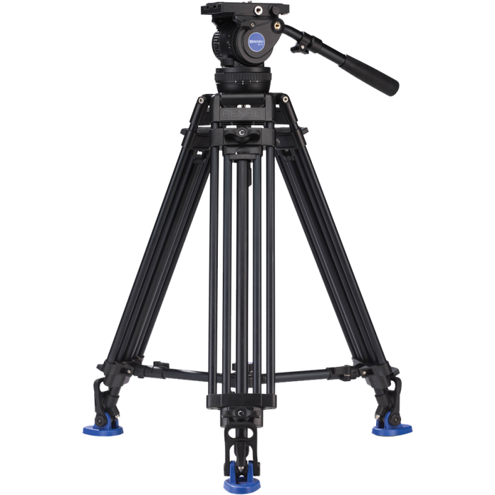 BENRO BV10 Kit trépied vidéo Dual Stage Tandem Twin Leg + 75 mm Bowl