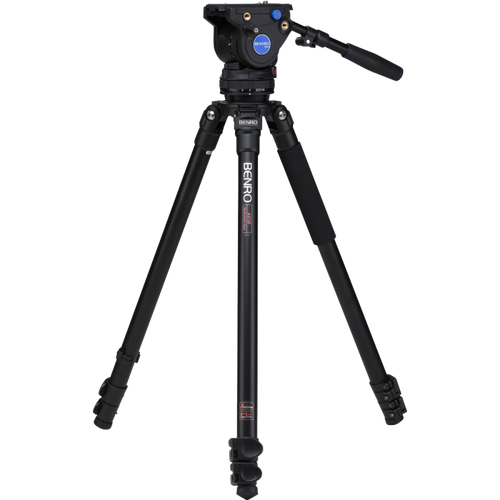 BENRO A373FBV4H Kit trépied vidéo aluminium Single Tube Serie 3 + rotule vidéo BV4H