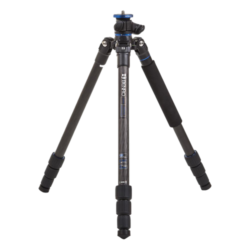 BENRO Go Plus Travel trépied carbone S1 (Ø 25 mm) 4 sections sans rotule (FGP18C)