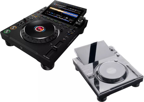 Pack dj avec housse/flight/decksaver Pioneer dj Alphatheta CDJ-3000X + Decksaver