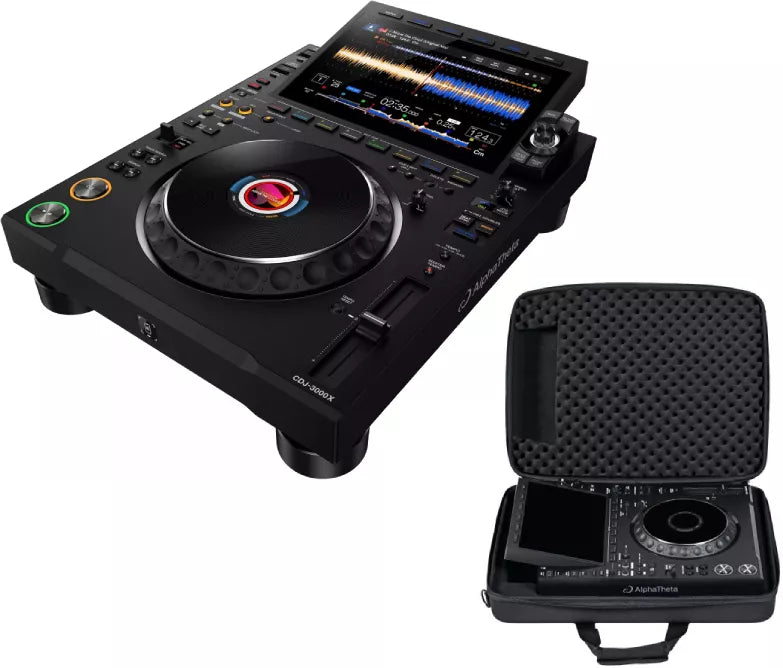 Pack dj avec housse/flight/decksaver Pioneer dj Alphatheta CDJ-3000X  + U 8336 BL (cdj-3000x)