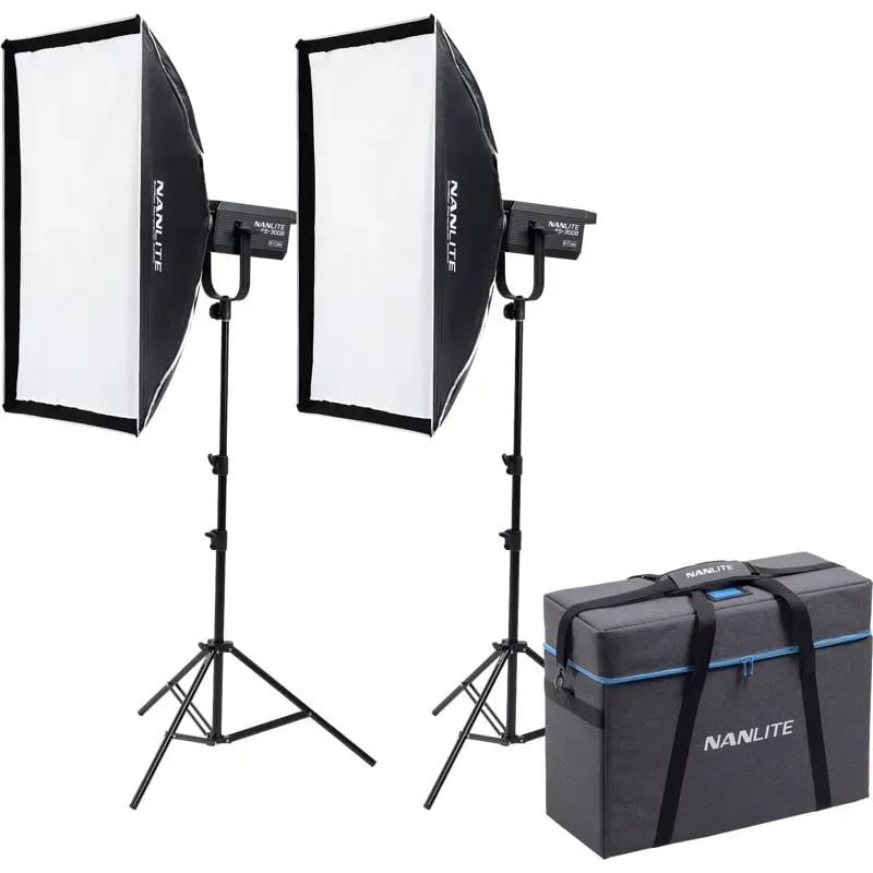 NANLITE FS-300B 2KIT WITH LIGHT STAND