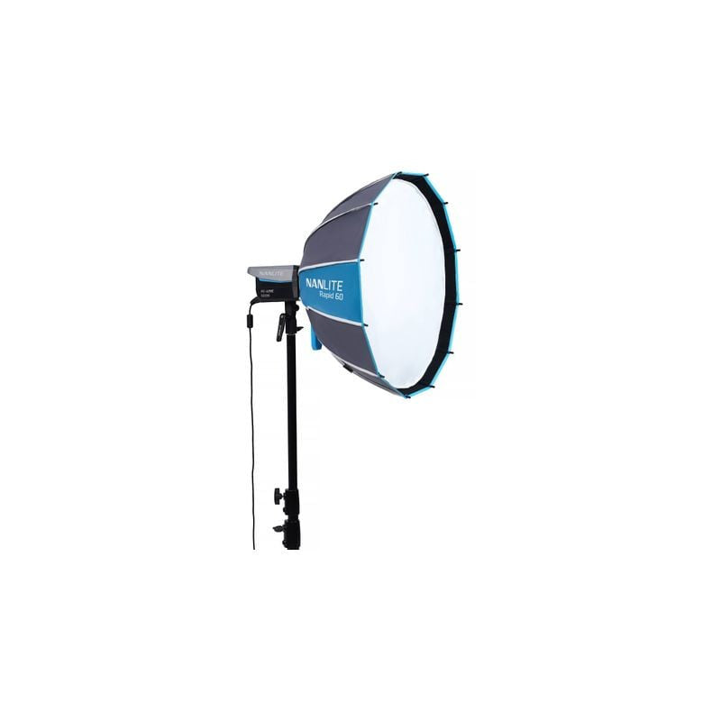 NANLITE SB-RP60 RAPID PARABOLIC SOFTBOX 60CM WITH EGGCRATE FOR FM MOUNT