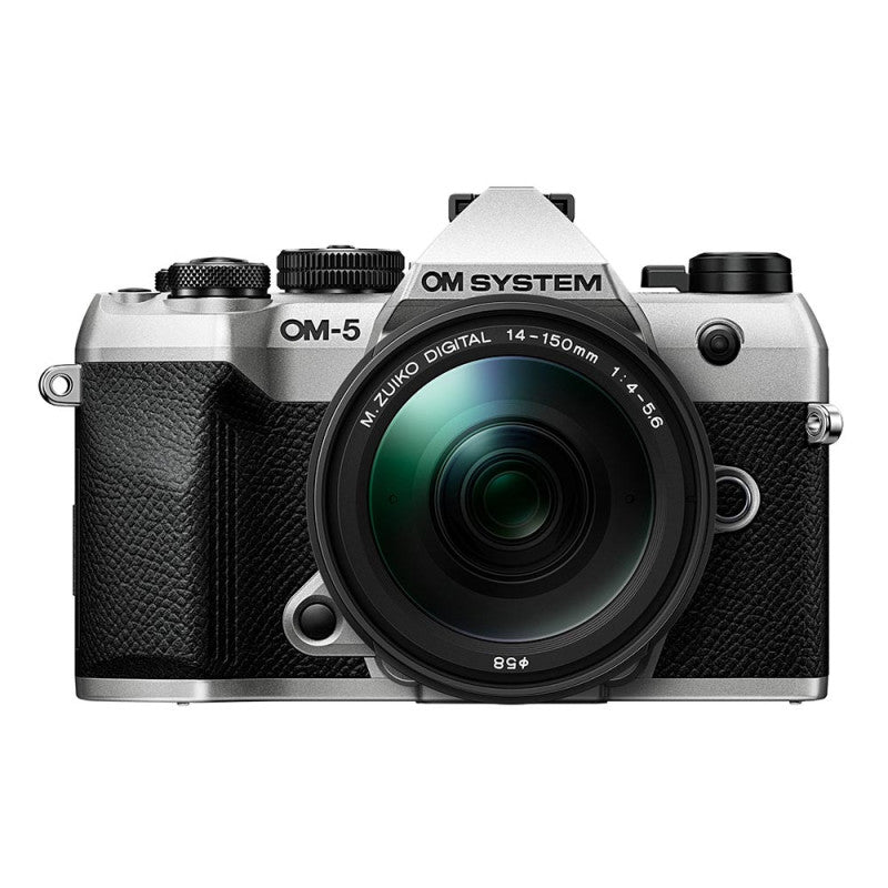 OM SYSTEM OM-5 Mark II Silver + 14-150 mm f/4-5,6 II ED