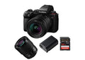 PANASONIC LUMIX DC-S5 II + L 20-60 mm f/3,5-5,6 S + L 85 mm f/1,8 + 2e batterie + Sandisk SD Extreme Pro 64GB