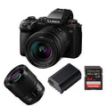PANASONIC LUMIX DC-S5 II + L 20-60 mm f/3,5-5,6 S + L 85 mm f/1,8 + 2e batterie + Sandisk SD Extreme Pro 64GB